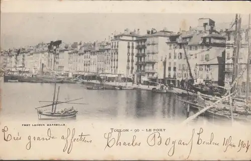 Toulon Le Port, circulé 1904