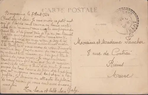 La Rochelle Cours du President Wilson, circulé 1924
