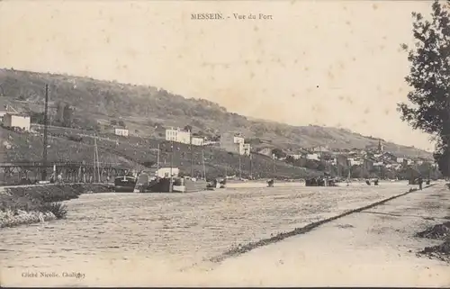 Messein Vue du Port, circulé