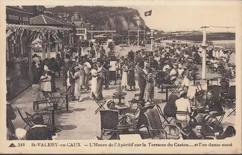 Saint-Valery-en-Caux L'Heure de l'Apéritif sur la Terrasse du Casino, non circulaire