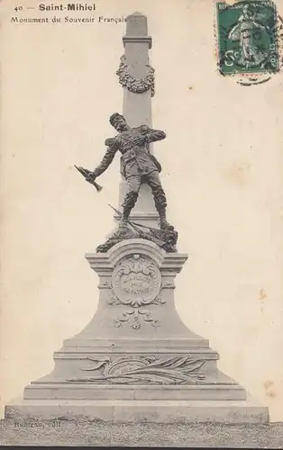 Saint-Mihiel, Monument Souvenir Franais, circulé 1911