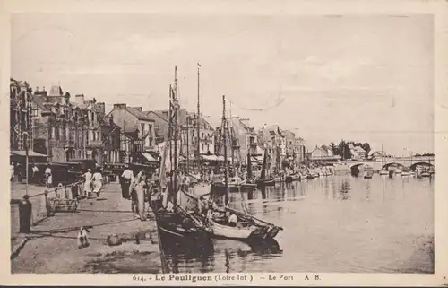 Le Pouliguen Le Port, gelaufen 1933