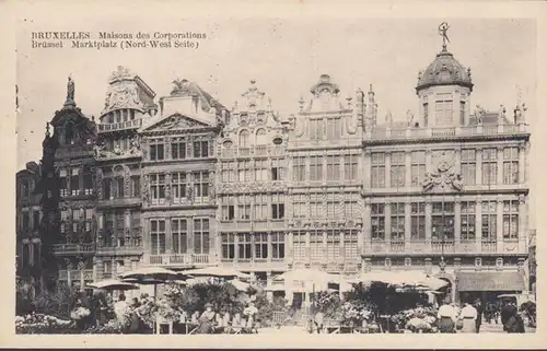 Bruxelles Maisons des Corporations, inachevé