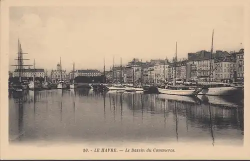 Le Havre Le Bassin du Commerce, non circulaire