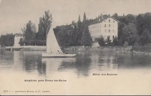 Évian-les-Bains Hôtel des Sources, non circulé