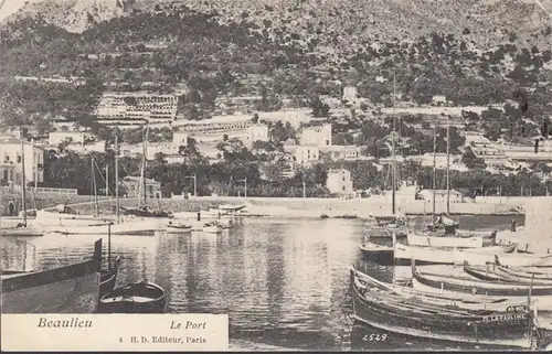 Beaulieu-sur-Mer Le Port, circulé 1905