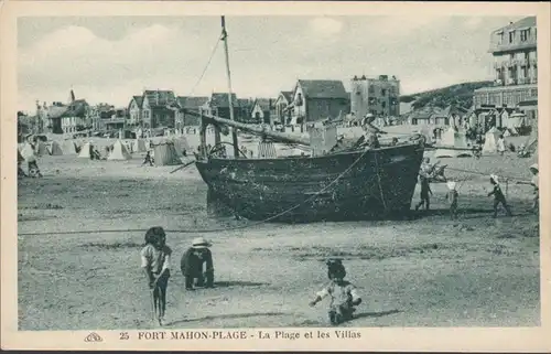 Fort-Mahon-Plage La Plage et les Villas, non circulaire