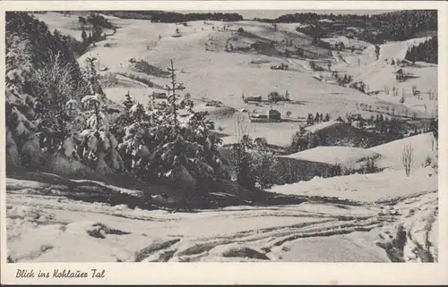 Blick ins Kohläuer Tal, gelaufen 1942