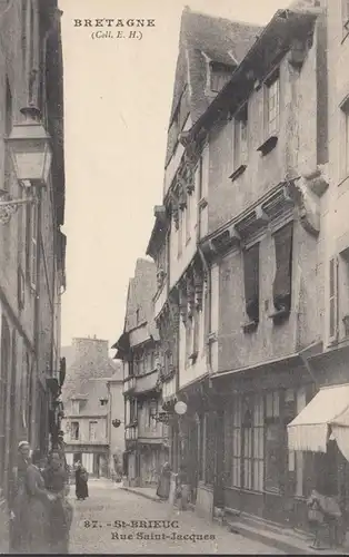 Saint-Brieuc Rue Saint Jacques, non circulé