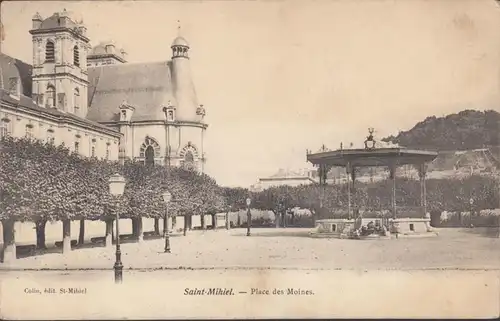 Saint Mihiel Place des Moines, circulé 1904
