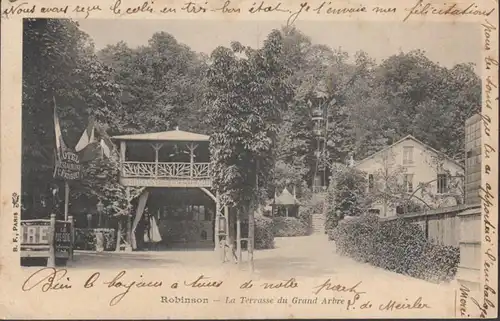 Robinson La Terrasse du Grand Ardre, circulé 1903