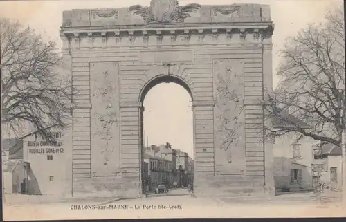 Châlons-sur-Marne La Porte Sainte Croix, non circulé