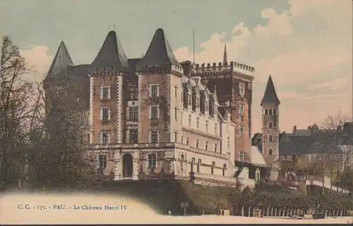 Pau, Le Château Henri IV, non circulé