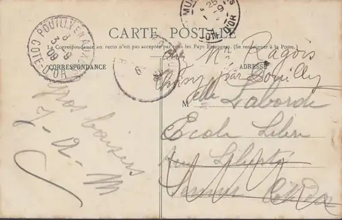 Boulogne-sur-Mer, Le Portel, le Calvaire des Marins, circulé 1909