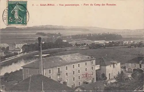 Saint-Mihiel, Vue panoramique, Fort du Camp des Romains, circulé 1907