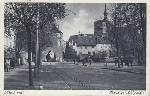 Stralsund, Vor dem Kniepertor, Feldpost, gelaufen 1941
