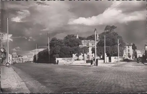 Bondy, Place Gambetta, Avenue Galléni et rue Jules Guesde, circulé