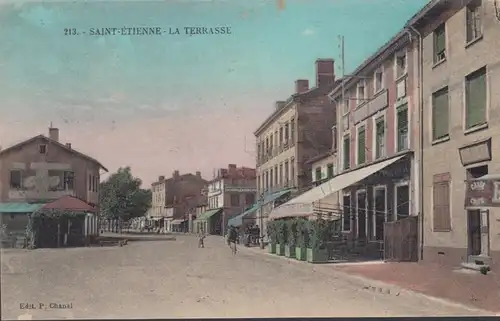 Saint-Étienne, La Terrasse, non circulé