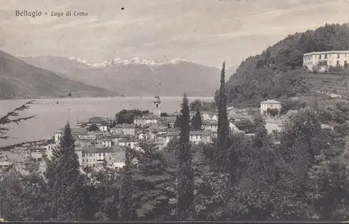 Bellagio, Lago di Coma, gelaufen 1933