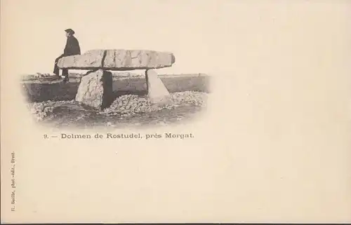 Crozon, Dolmen de Rostudel, près Morgat, non circulé