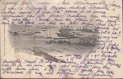 Sfax, Le Petit Port, gelaufen 1916