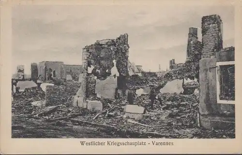 Varennes-en-Argonne, Westlicher Kriegsschauplatz, Zerstörte Gebäude, ungelaufen