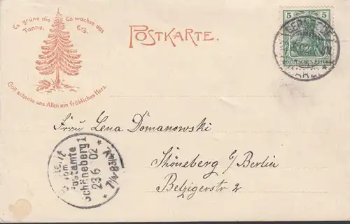 Gernrode, Harz, Victorshöhe, gelaufen 1902