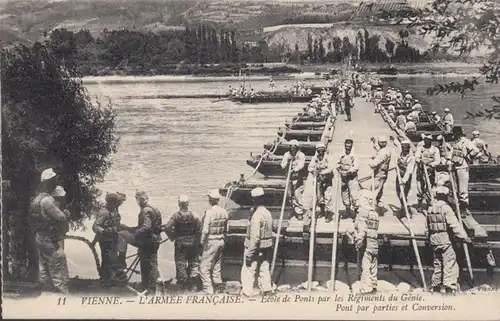 Vienne, l'Armée Française Ecole de Ponts par les Régiments du Génie, non circulé