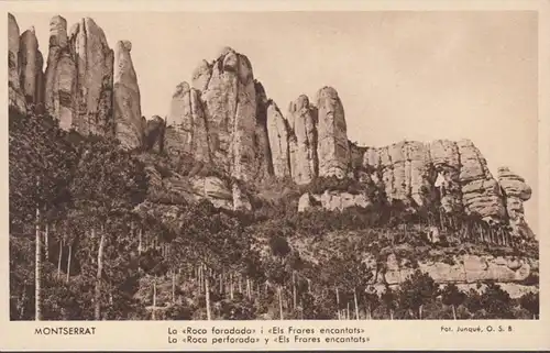 Montserrat, La Roca foradada Els Frares encantats, inachevé