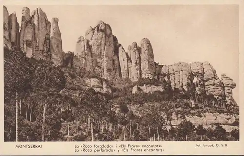 Montserrat, La Roca foradada Els Frares encantats, ungelaufen