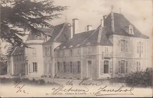 Côte d'Or, Château de Lantilly, circulé 1902