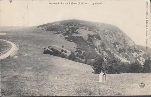 Sommet du Ballon d'Alsace, gelaufen 1906