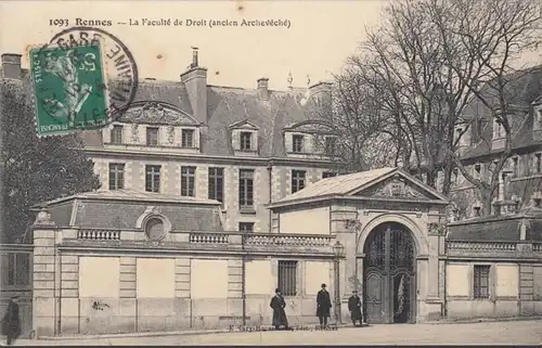 Rennes, La Faculté de Detroit, circulé 1914