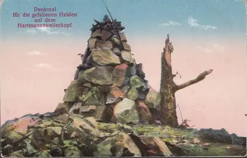 Hartmannsweilerkopf, Denkmal der gefallenen Helden, non circulé