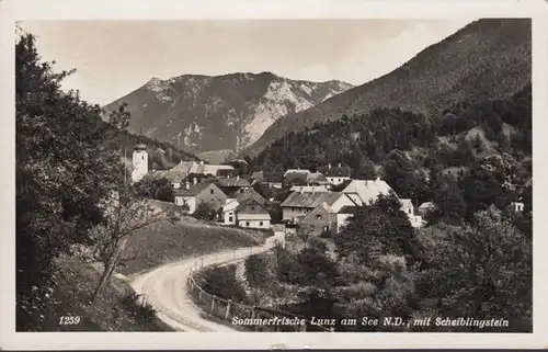 Sommerfrische Lunz am See mit Scheiblingstein, gelaufen 1941