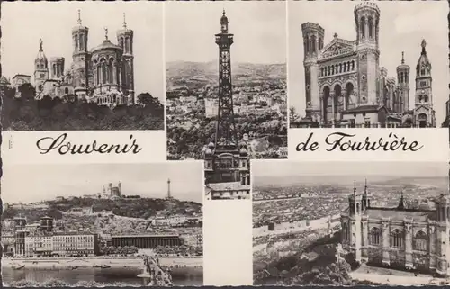 Lyon, Souvenir de Fourvière, non circulaire