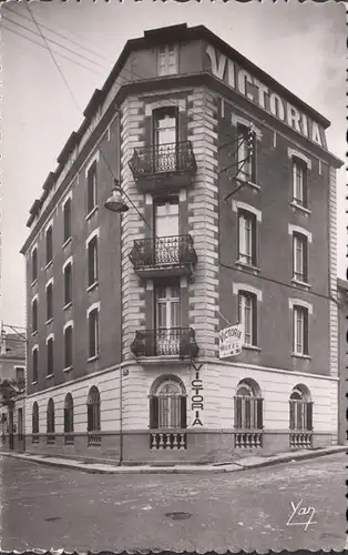 Lourdes, Hôtel Victoria & Wilhelmina, circulé 1955