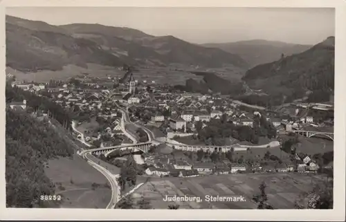 Steiermark, Judenburg, Gesamtansicht, gelaufen 1950