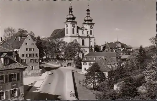 Daueneschingen, vue sur l'église municipale, incurvée