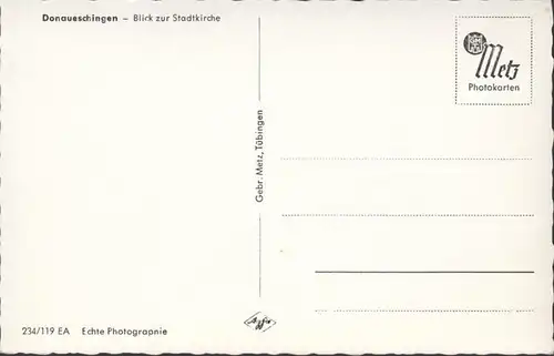 Daueneschingen, vue sur l'église municipale, incurvée