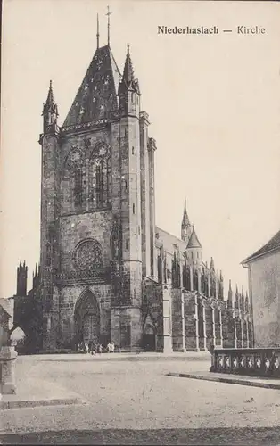 CPA Niederhaslach, Eglise, Égliise, non couru