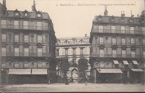 CPA Paris, Rue Condorcet, Compagnie Parisienne du Gaz, non circulé