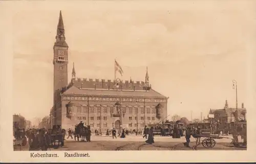 Kobenhavn, Raadhuset, inachevé- date 1912
