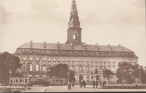 Kobenhavn, Christiansborg Fente, tramways, incurable