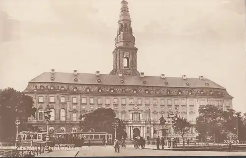 Kobenhavn, Christiansborg Slot, Straßenbahnen, ungelaufen