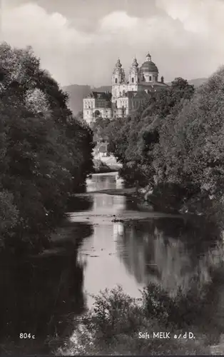 Melk, Stift Melk an der Donau, gelaufen 1956