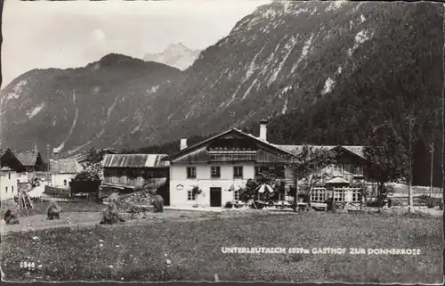 Tirol, Unterleutasch, Gasthaus zur Donnerrose, ungelaufen