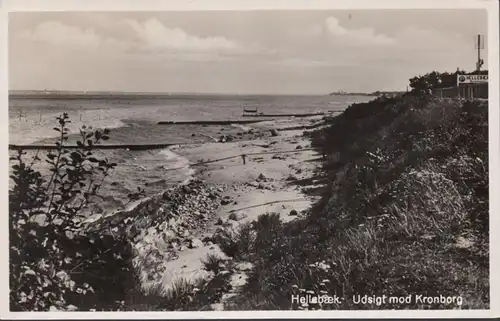 Hellebæk, Udsigt mod Kronborgo, gelaufen 1931