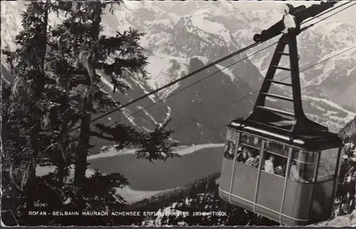 Tirol, Rofan Selbahn, Maurach, Achensee, Erfurterhütte, couru en 1962