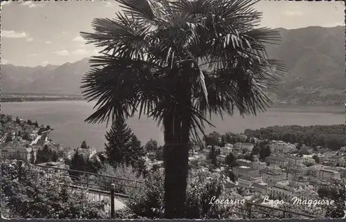 Locarno, Lago Maggiore, circulé 1954
